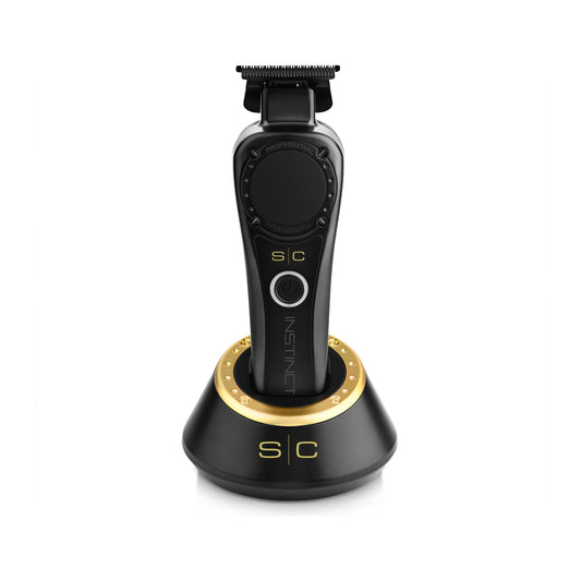 StyleCraft Instinct Trimmer schwarz in der Ladeschale