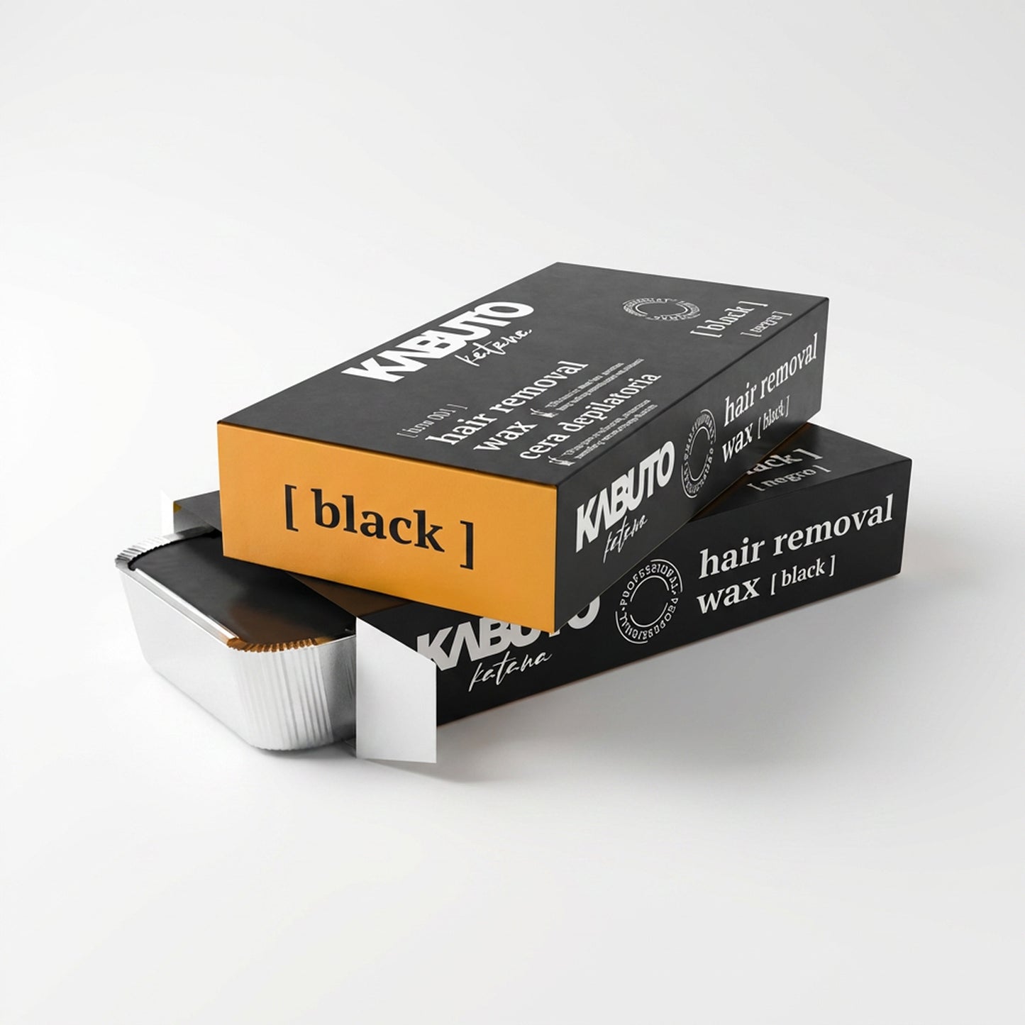 Kabuto Katana Enthaarungswachs Schwarz 500 g — Produktfoto