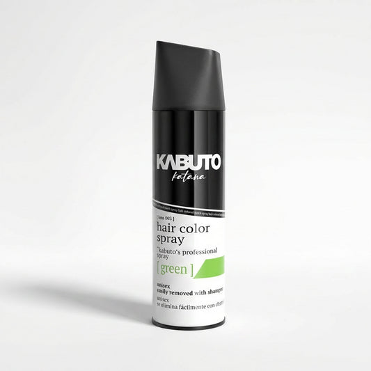 Kabuto Katana Haarfarbe Spray Grün 150 ml — Produktfoto