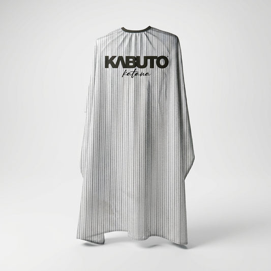 Kabuto Katana Barber-Umhang Silver Pinstripe — Produktfoto
