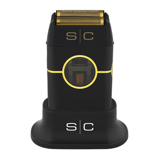 StyleCraft Instinct Metal Shaver schwarz in der Ladeschale