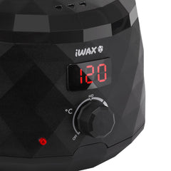 Digitalanzeige, Drehregler und Kontrolllampe des iWax Diamond Tech Wachswärmers