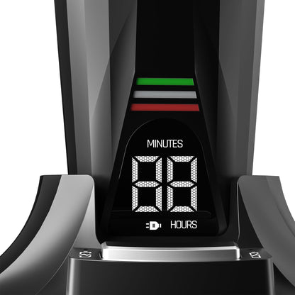 LED-Display der JRL Diamante Haarschneidemaschine mit Laufzeitanzeige