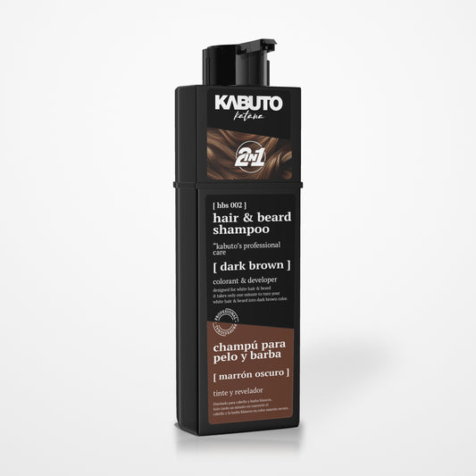 Kabuto Katana Farbshampoo Braun 200 ml — Produktfoto