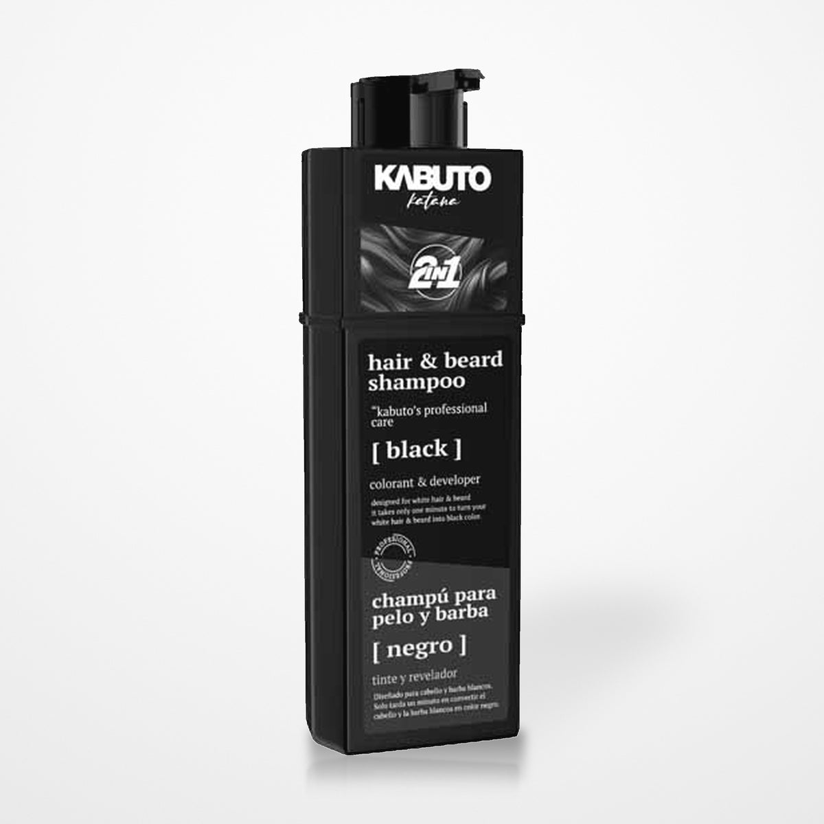 Kabuto Katana Farbshampoo Schwarz 200 ml — Produktfoto